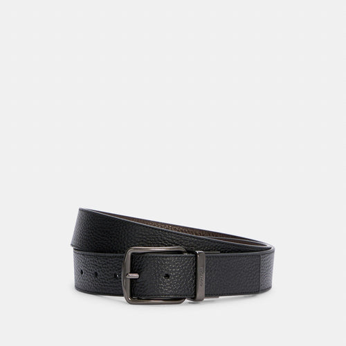 Coach Outlet Boxed Harness Buckle Cut To Size Reversible Belt, 38 Mm